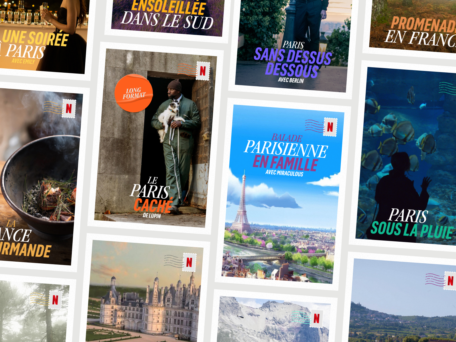 Netflix Voyage en France award-winning website design screenshot 1