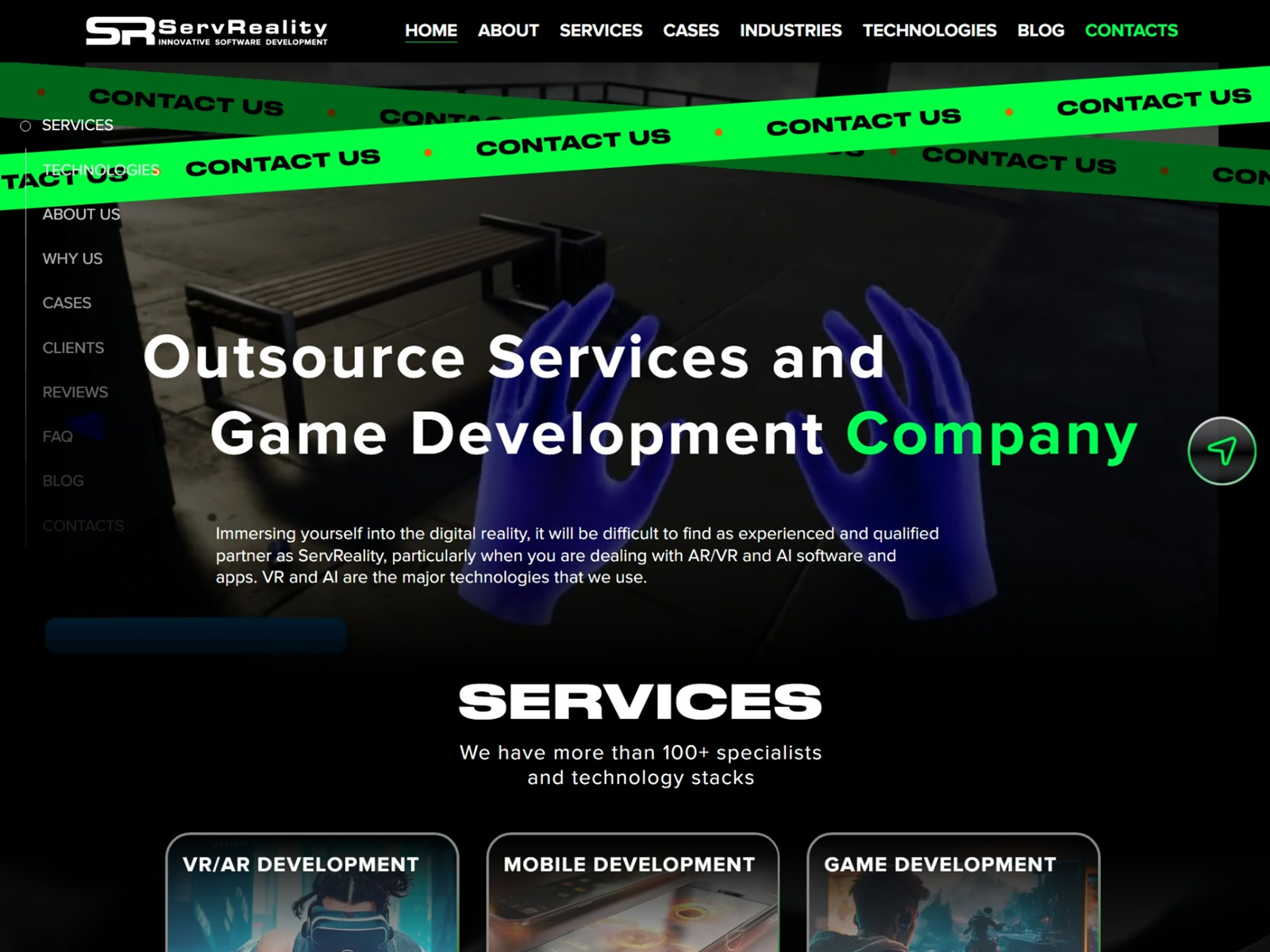 Servreality Awwwards Nominee