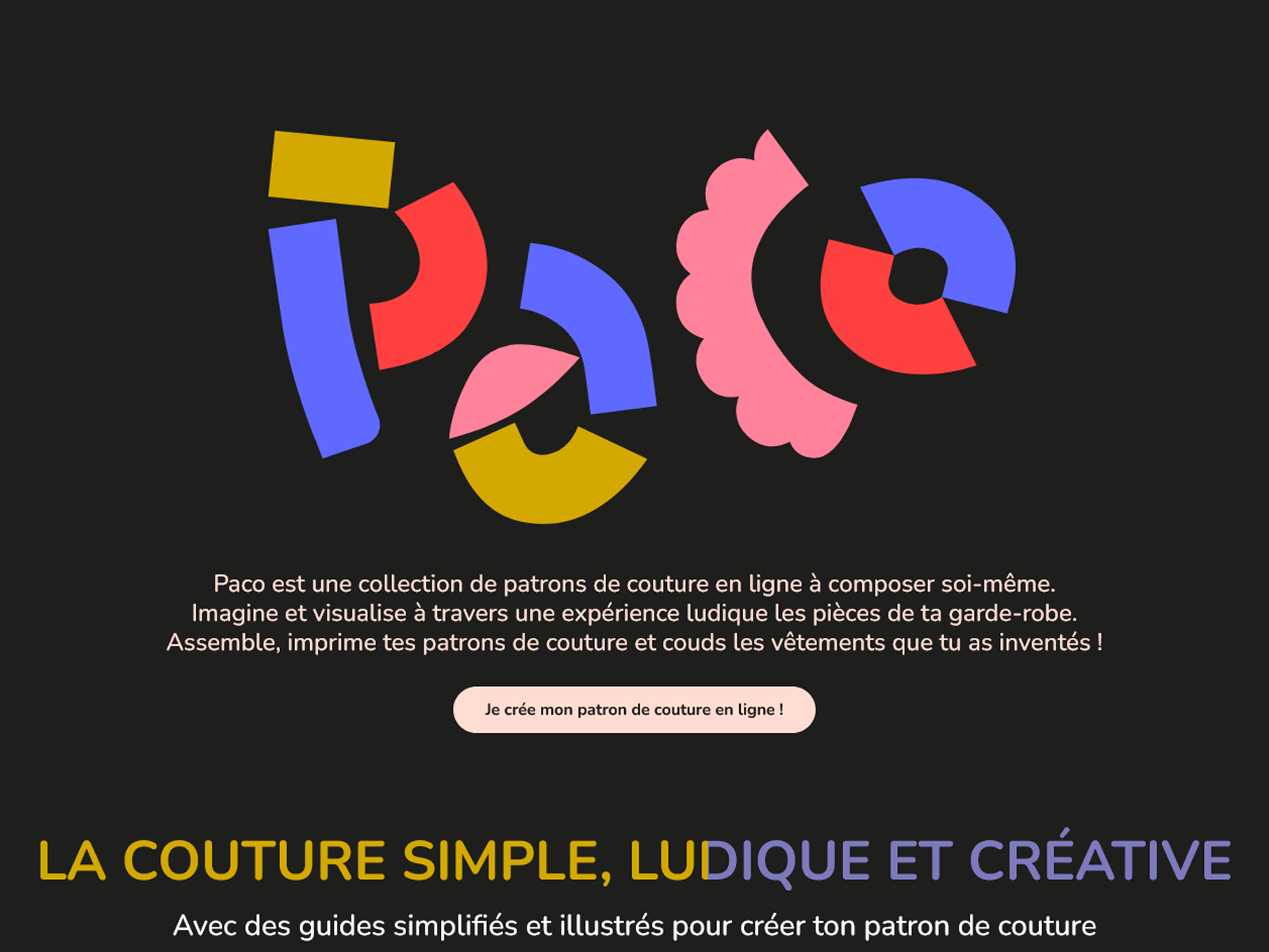 Paco, patron de couture