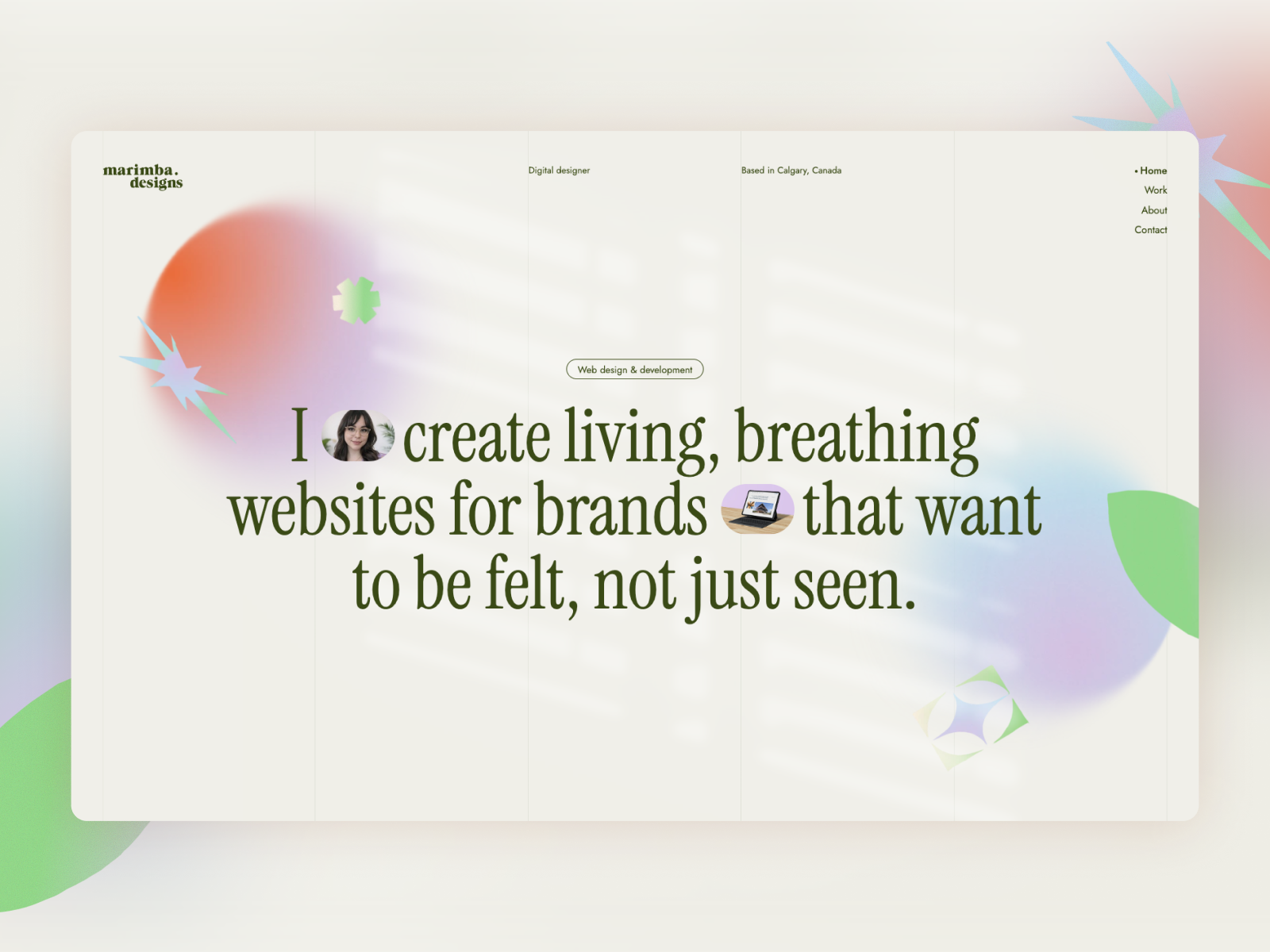 Marimba. Designs Portfolio