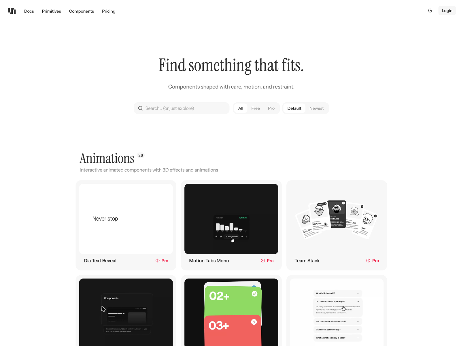 Unlumen UI