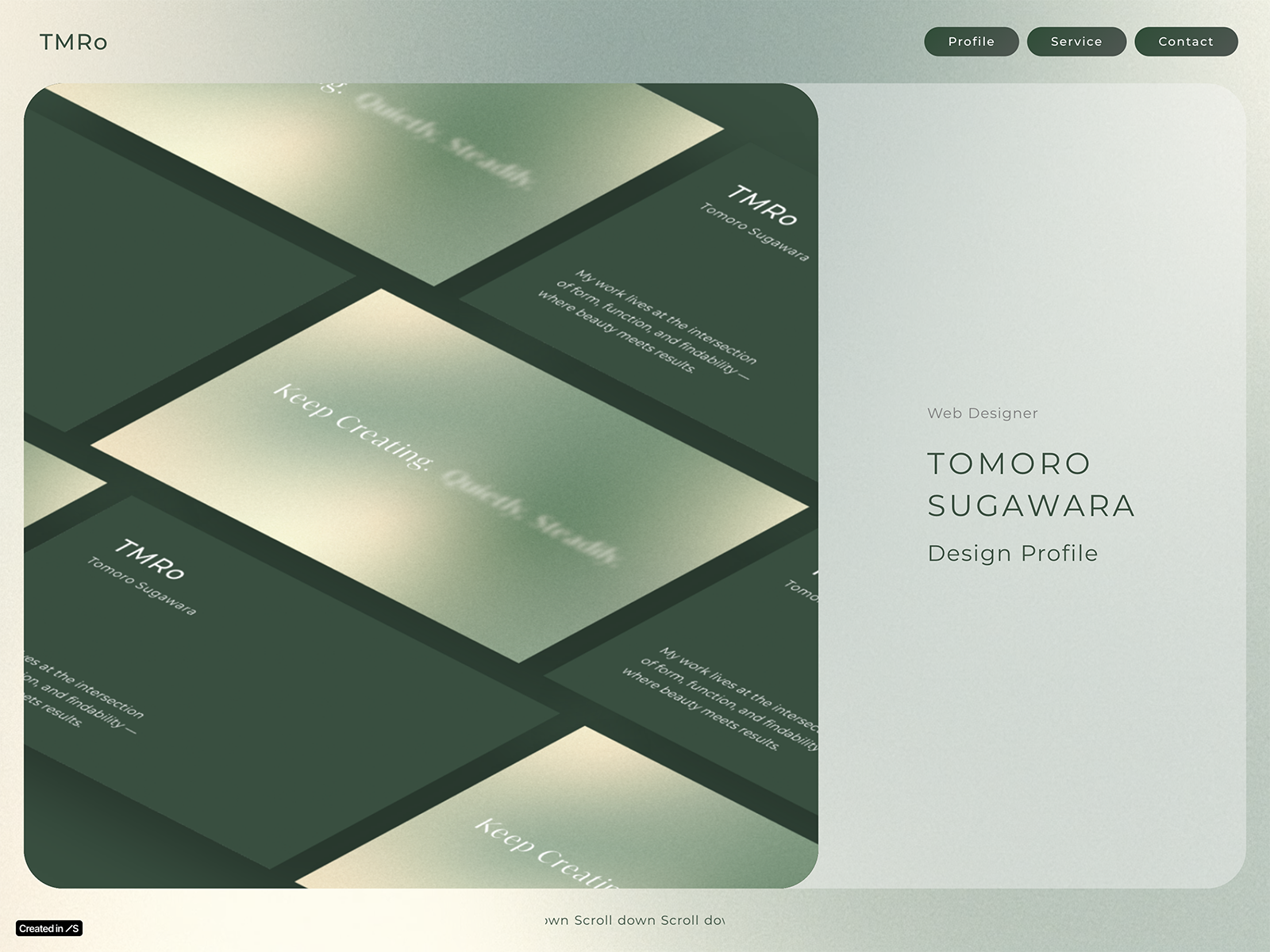 Tomoro Sugawara Design Profile