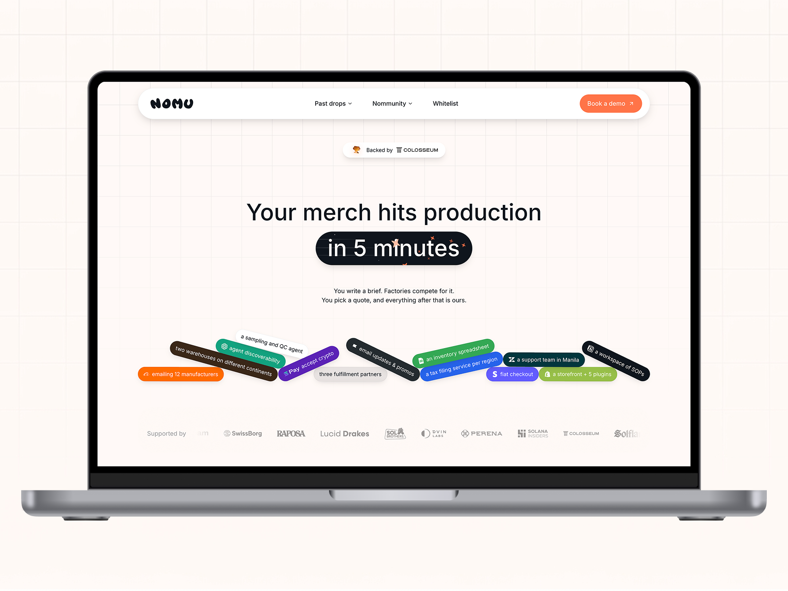 Nomu - Custom Merch Platform