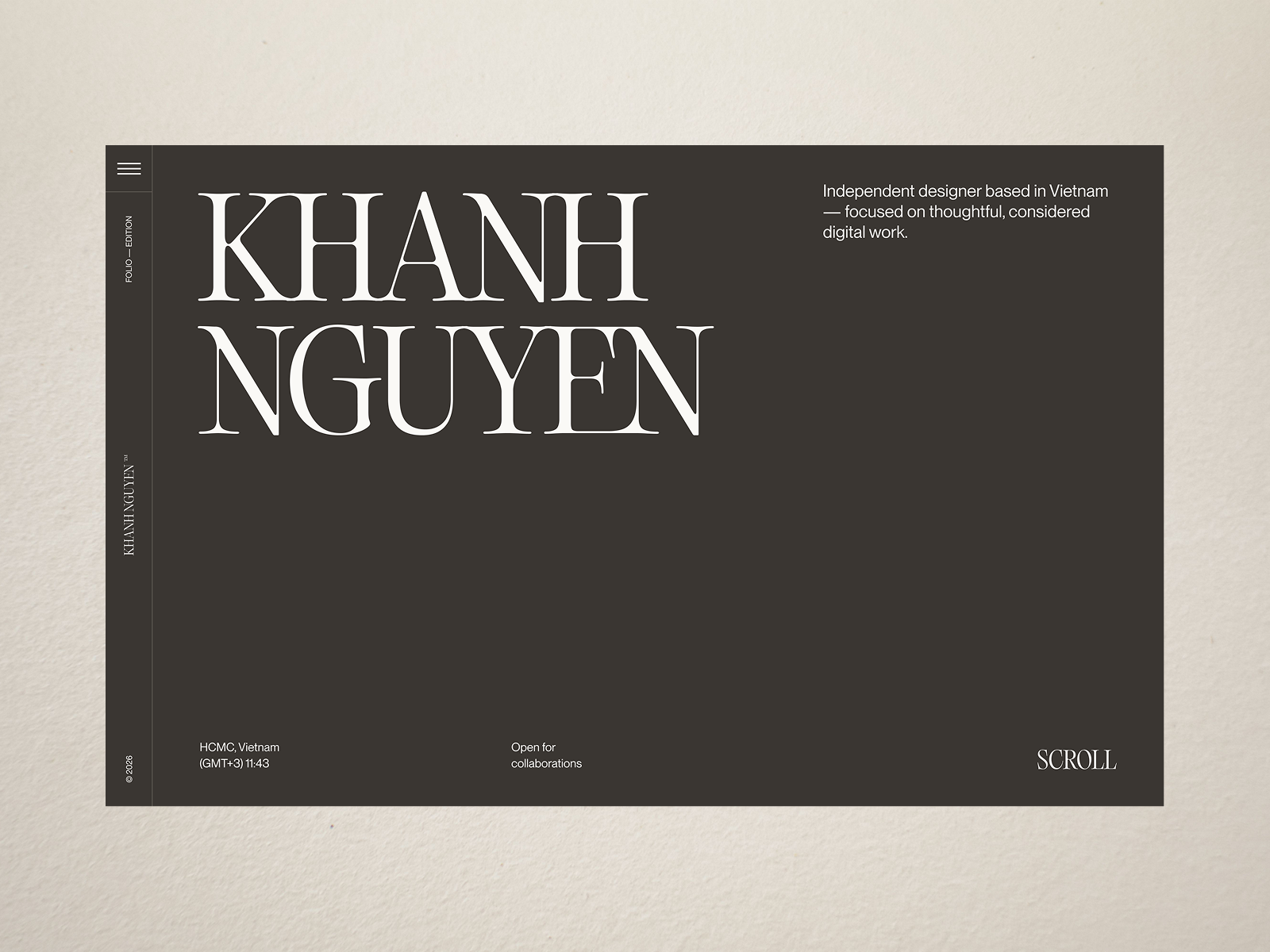 Khanh Nguyen Portfolio