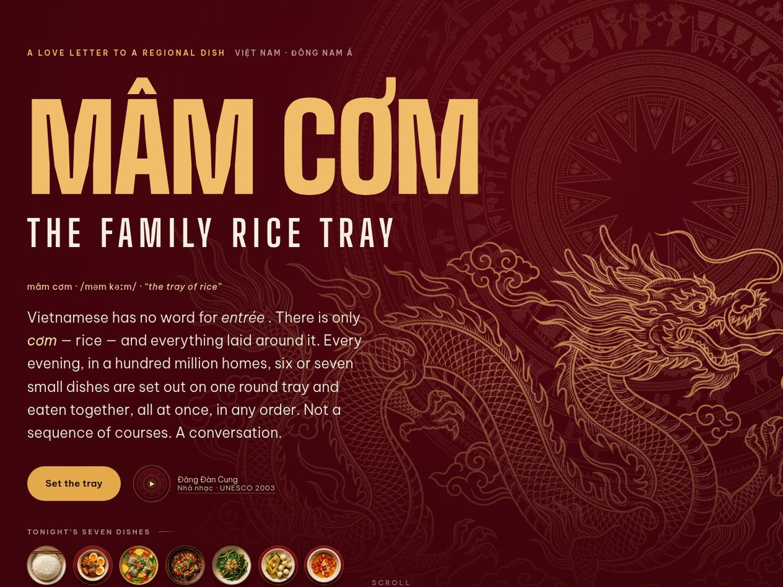 Mâm Cơm – Vietnamese Feast
