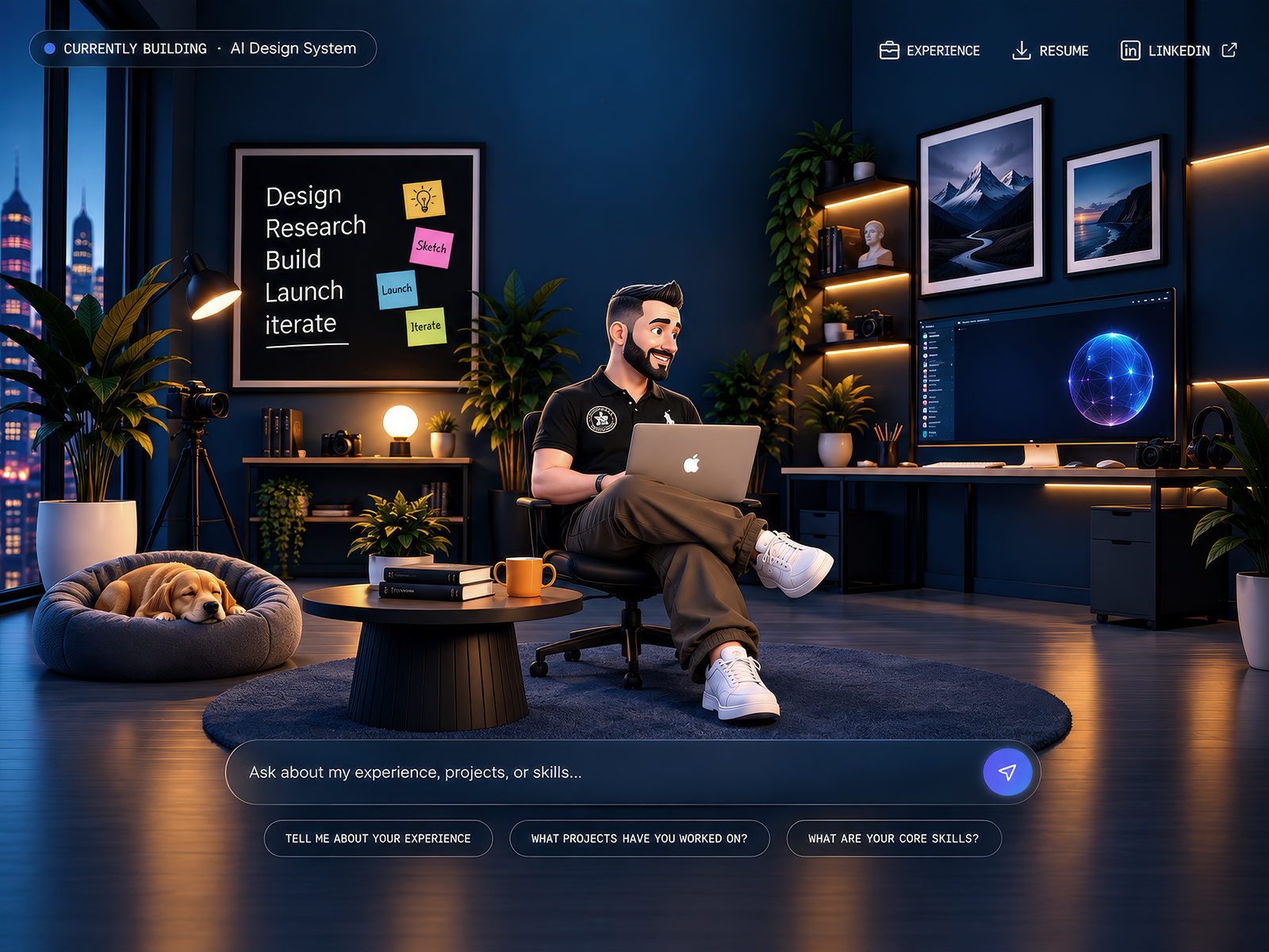 A Portfolio You Can Talk To