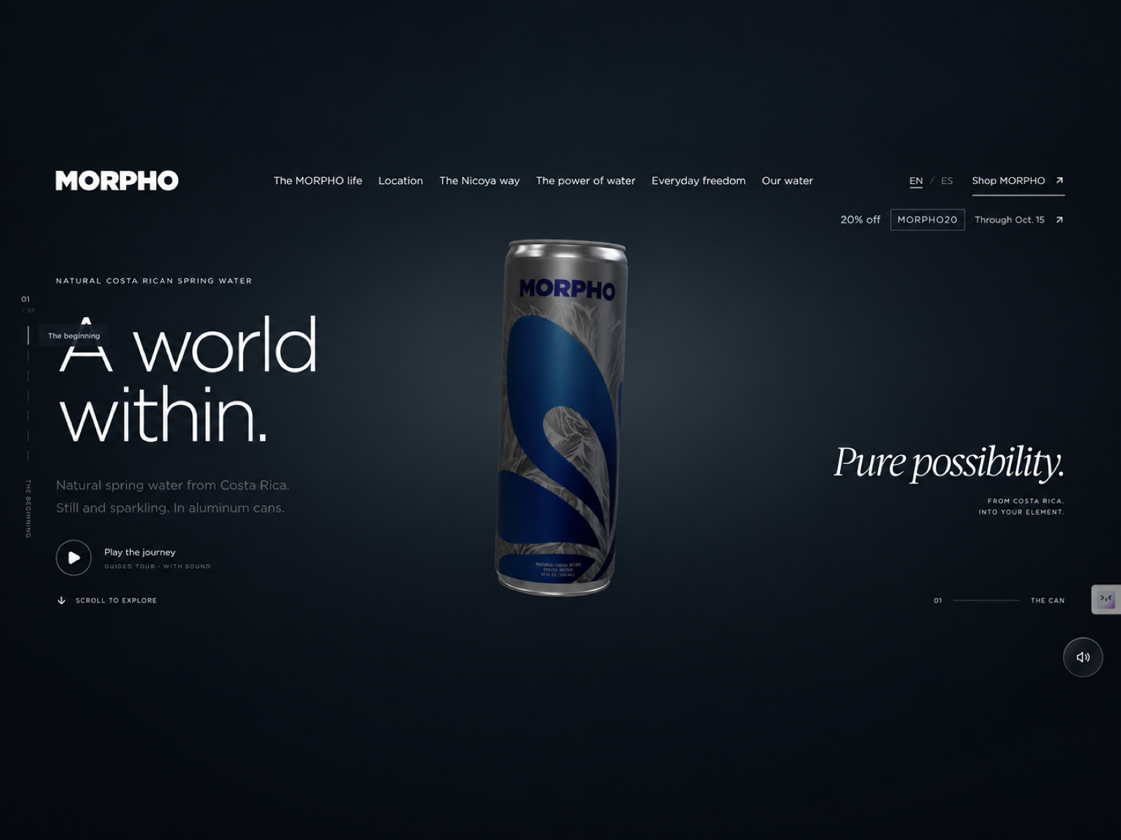 MORPHO WATER
