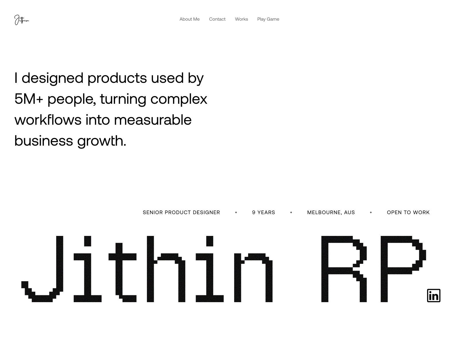 Jithin RP — Portfolio