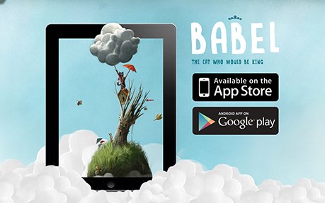 Babel The King award-winning website design screenshot 1