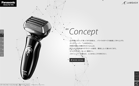 LAMDASH DNA award-winning website design screenshot 1