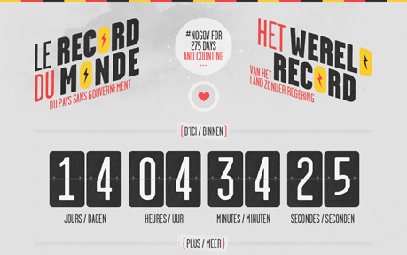 Le Record du Monde award-winning website design screenshot 1