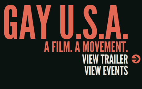 Gay U.S.A. award-winning website design screenshot 1