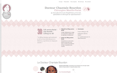 Docteur bourdon award-winning website design screenshot 1