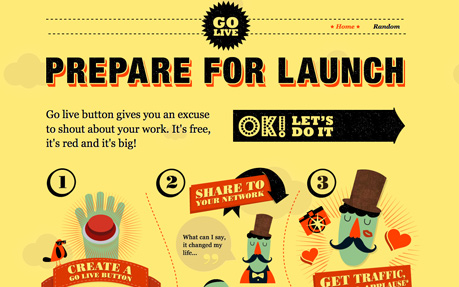 Go live award-winning website design screenshot 1