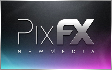 PixFX New Media award-winning website design screenshot 1