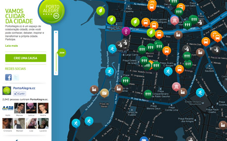 Porto Alegre award-winning website design screenshot 1