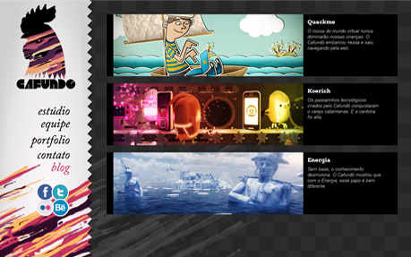 Cafundó Estúdio Criativo award-winning website design screenshot 1