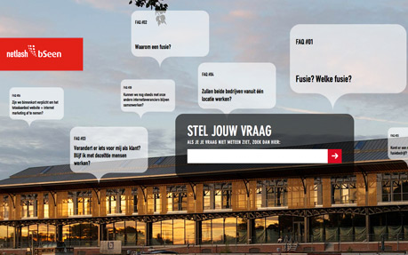 Netlash - bSeen award-winning website design screenshot 1