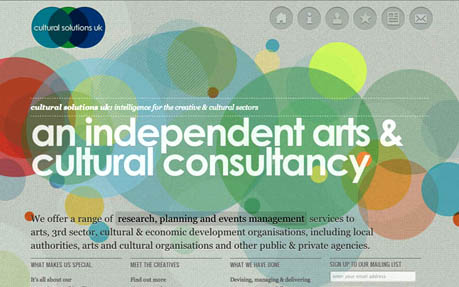 cultural solutions uk award-winning website design screenshot 1