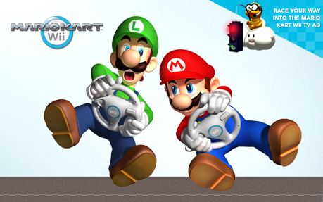 Mario Kart Wii Experience award-winning website design screenshot 1