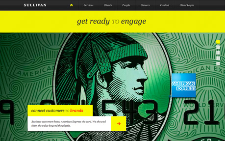 Sullivan award-winning website design screenshot 1