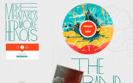 More Hazards More Heroes award-winning website design screenshot 1