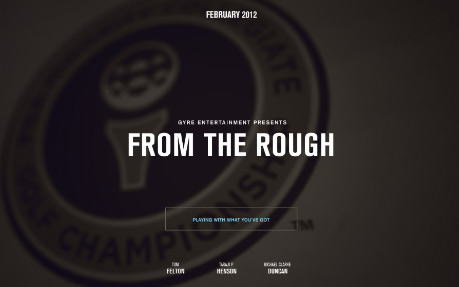From the Rough award-winning website design screenshot 1