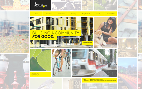 K-Station award-winning website design screenshot 1