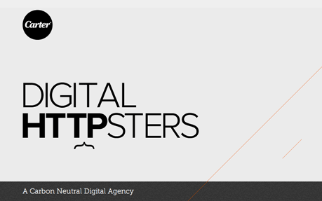 Carter Digital award-winning website design screenshot 1