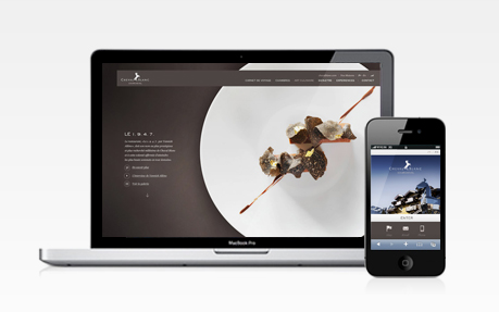 Cheval Blanc Courchevel award-winning website design screenshot 1