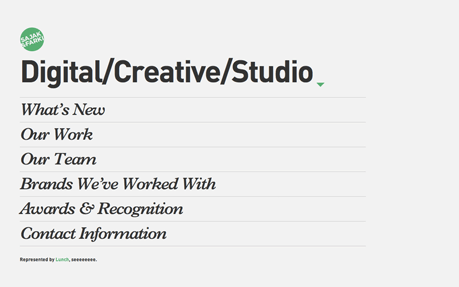Sajak & Farki award-winning website design screenshot 1