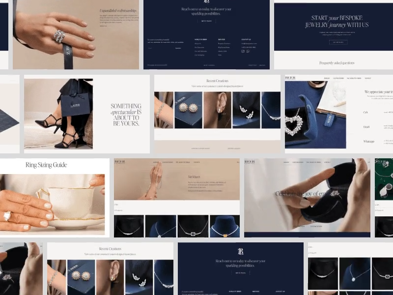 ZBEER Jewelry | Webflow website with Gsap...
