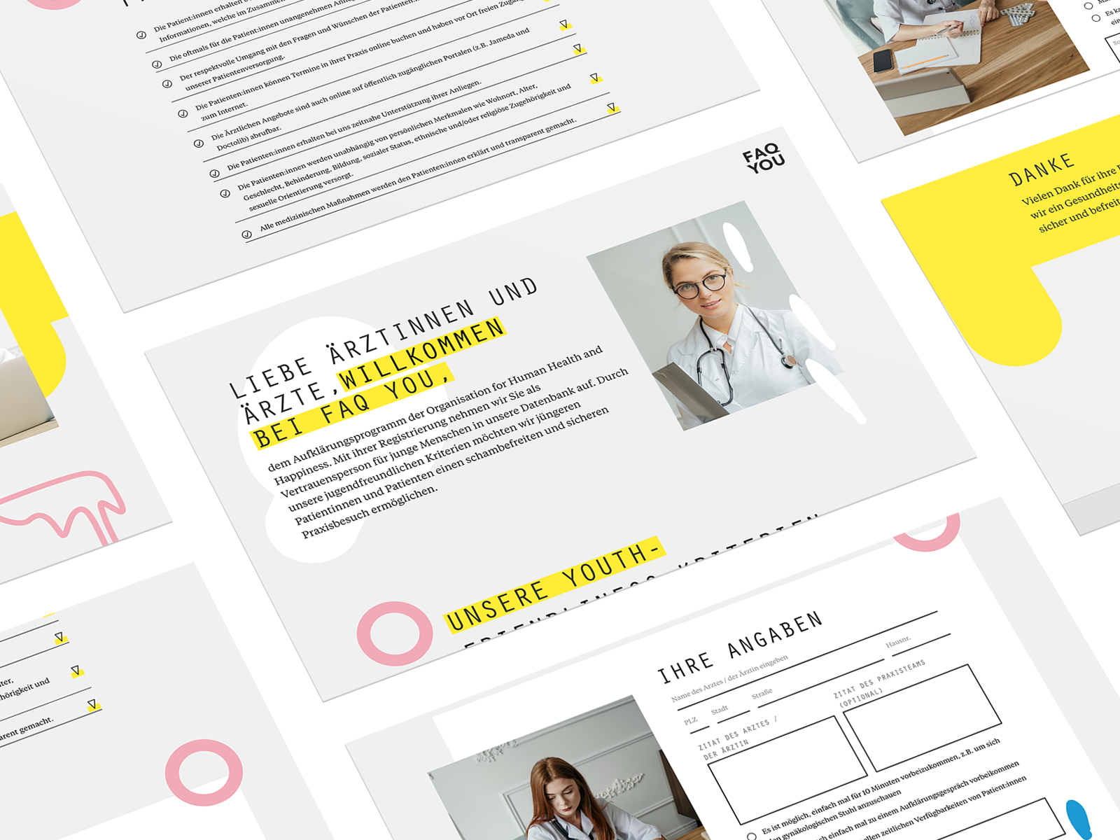 Landingpage for FAQ YOU