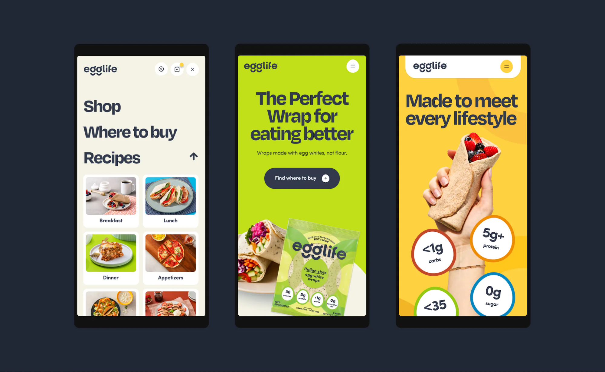 Egglife Foods - Website Design and Development