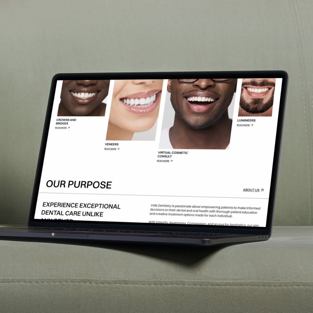 VIDA Dentistry Brabd Identity & Website...