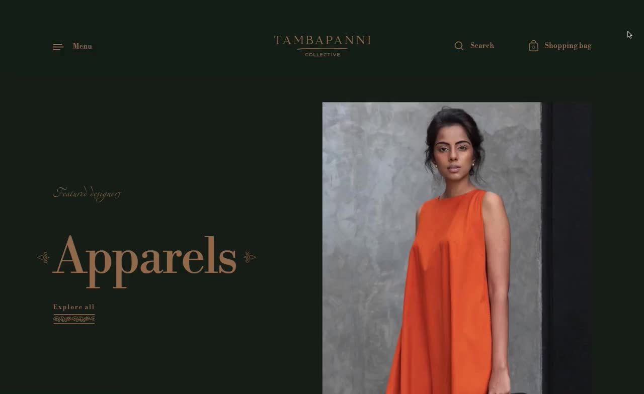 Tambapanni Collective - Shopify