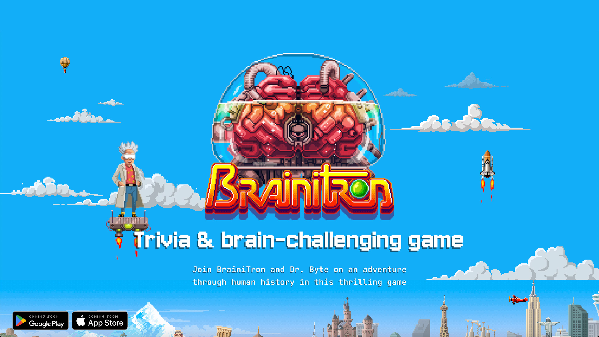 Brainitron Pixel-art Mobile Game