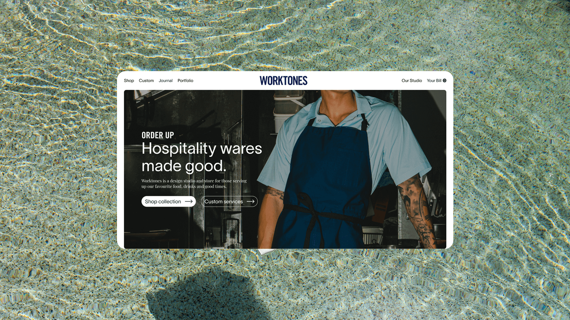 Hospitality wear Website