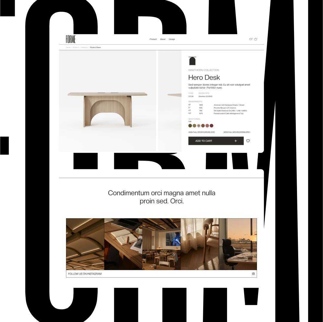 Luxury Office Furniture Website