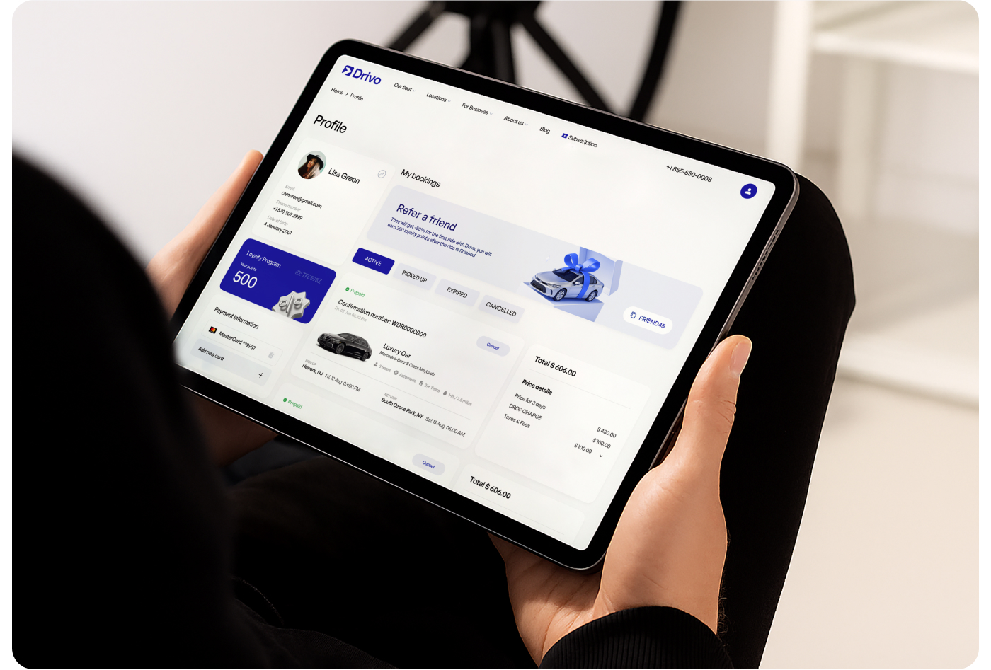 Car Rental Website Redesign