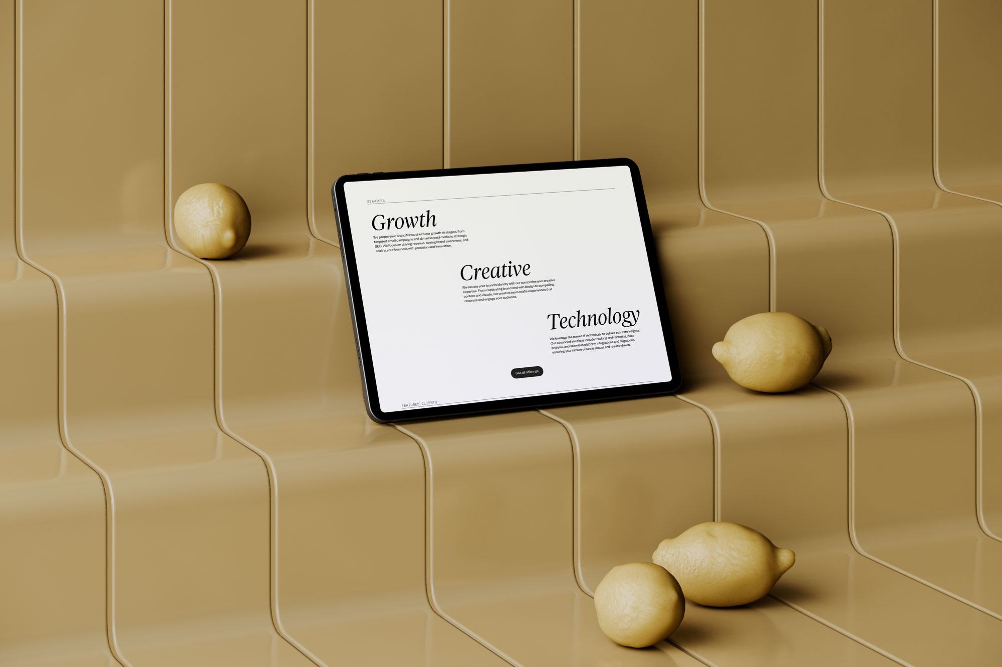 Making an agency shine with a bold new website