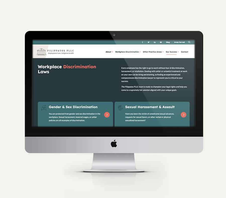 Filippatos NY Employment Law Firm Website...