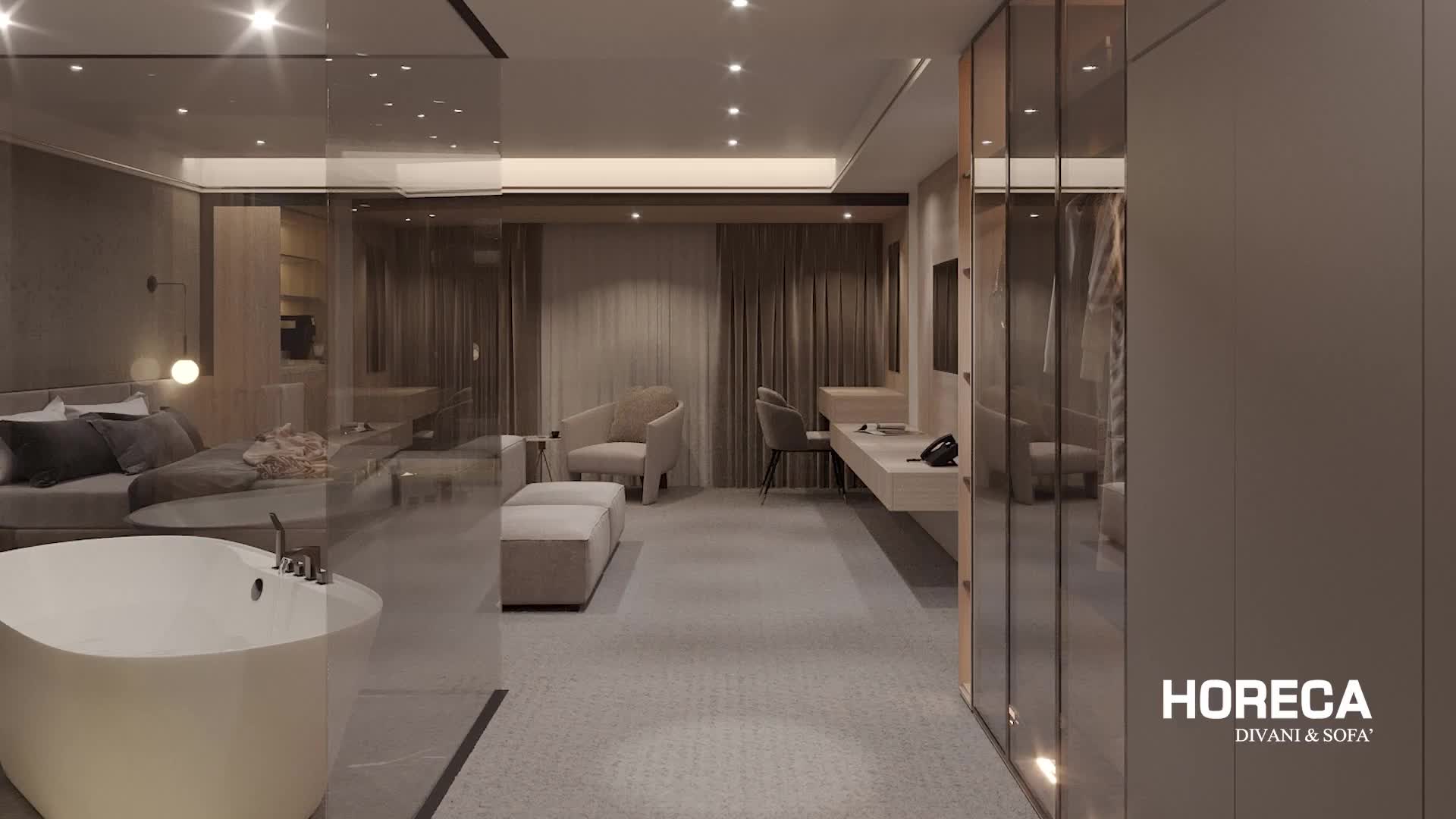 3D Render Hotel Project