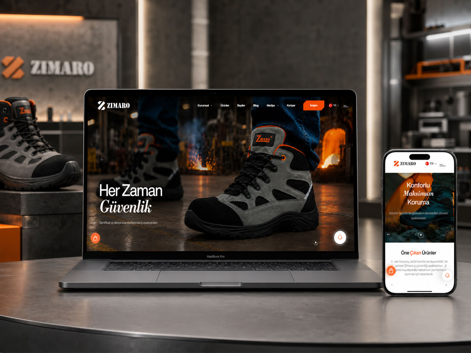 Zimaro Pro Safety Footwear