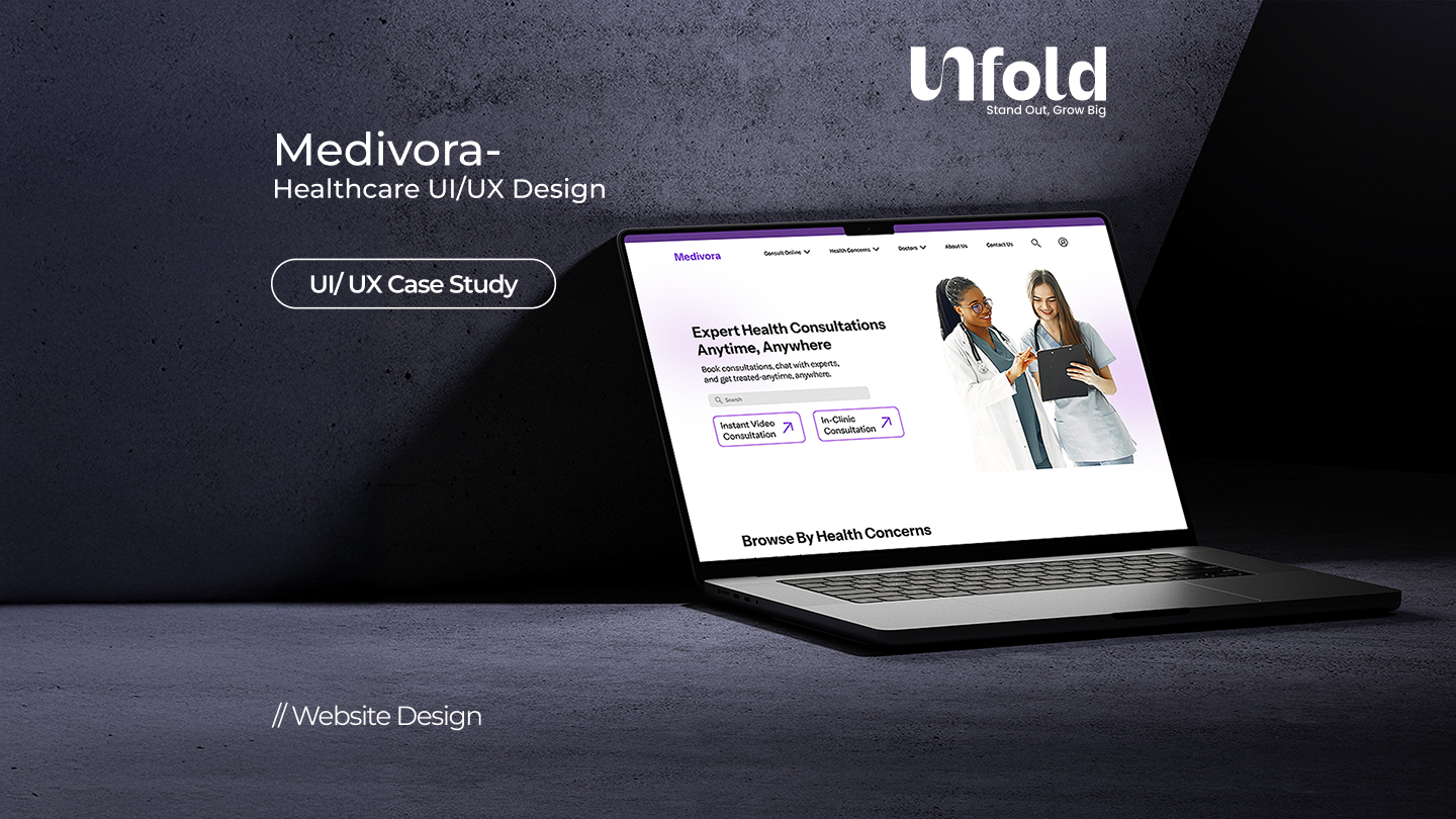 UI/UX & Brand Identity for Healthcare Brand
