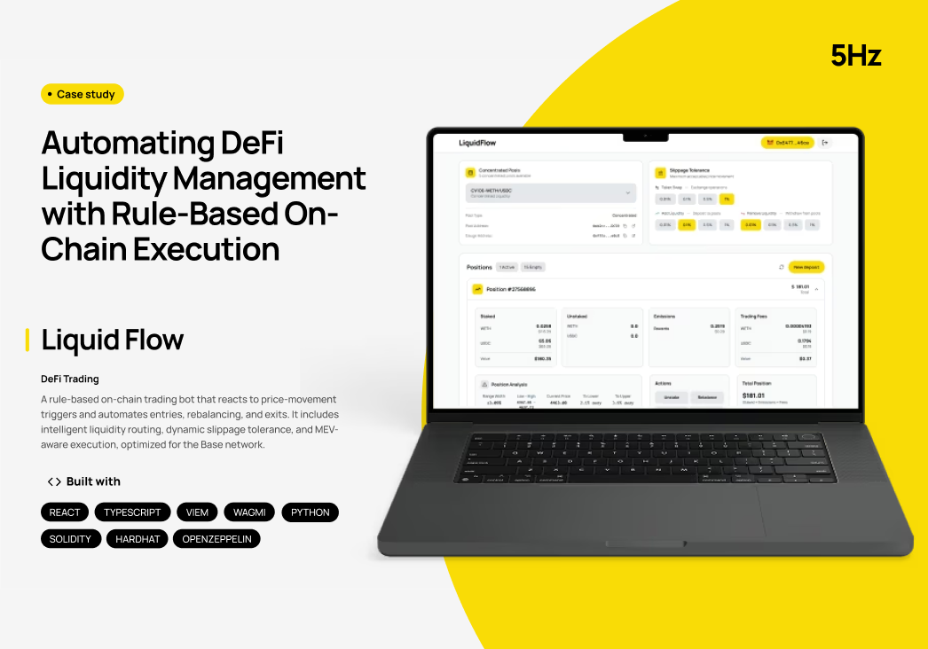 Automating DeFi Liquidity Management with...