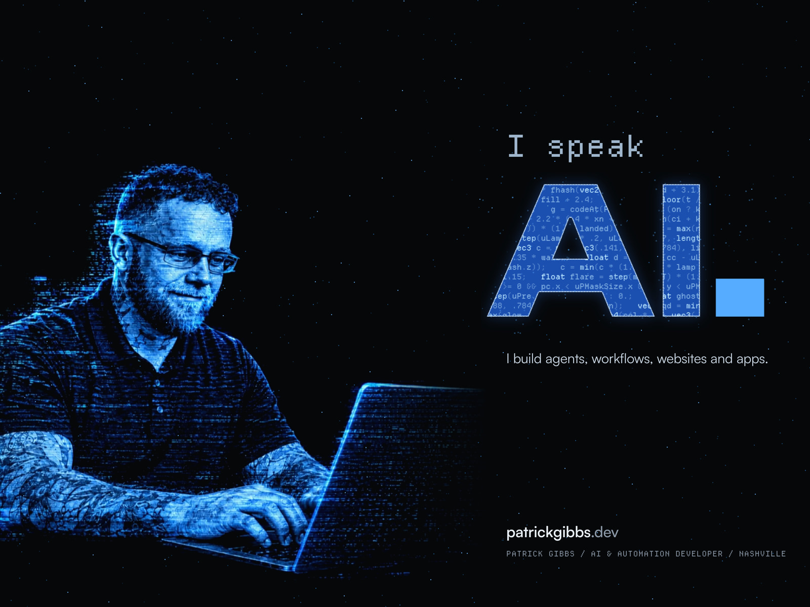 PatrickGibbs.dev: I Speak AI