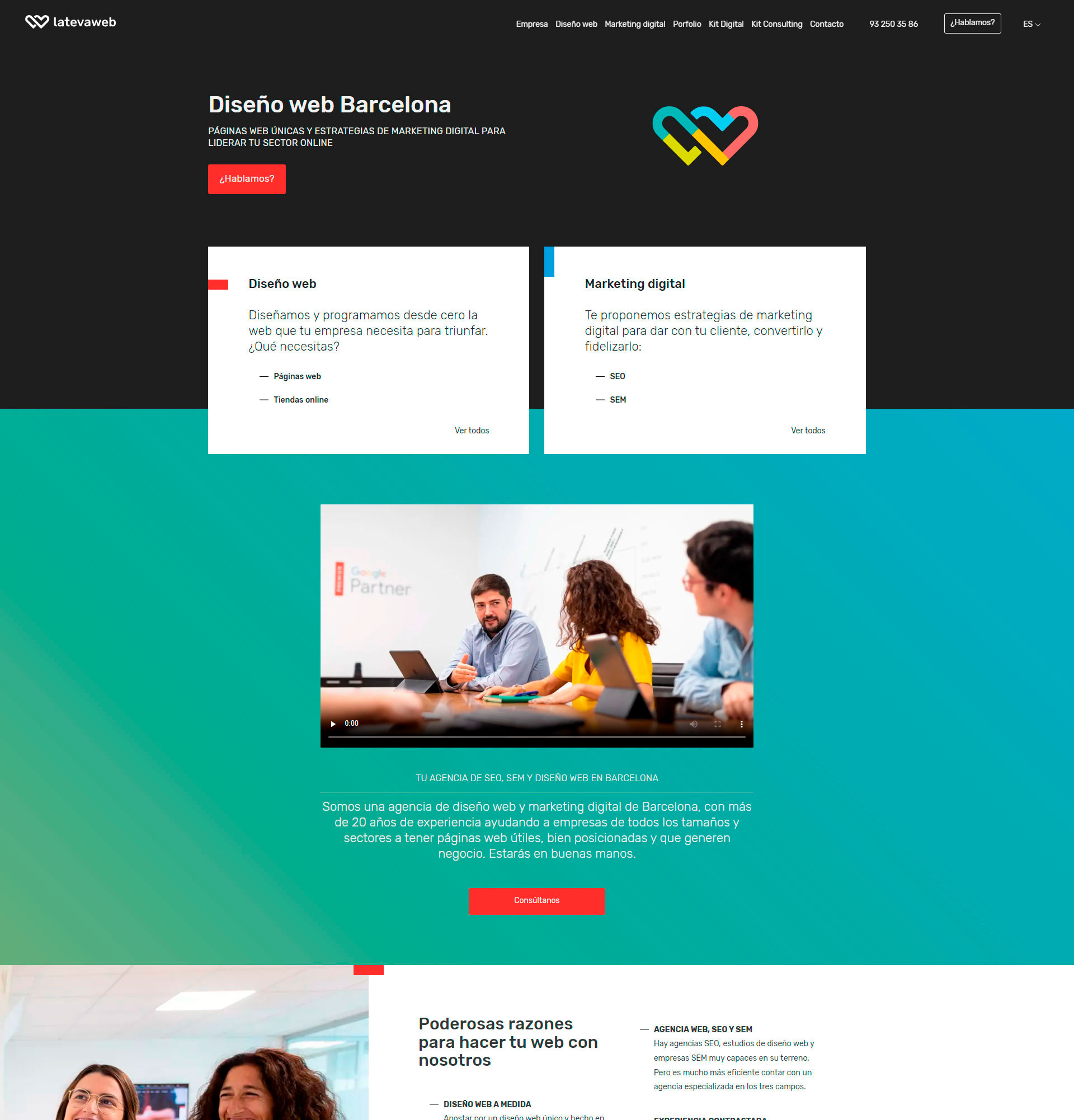 LA TEVA WEB web design and online marketing...