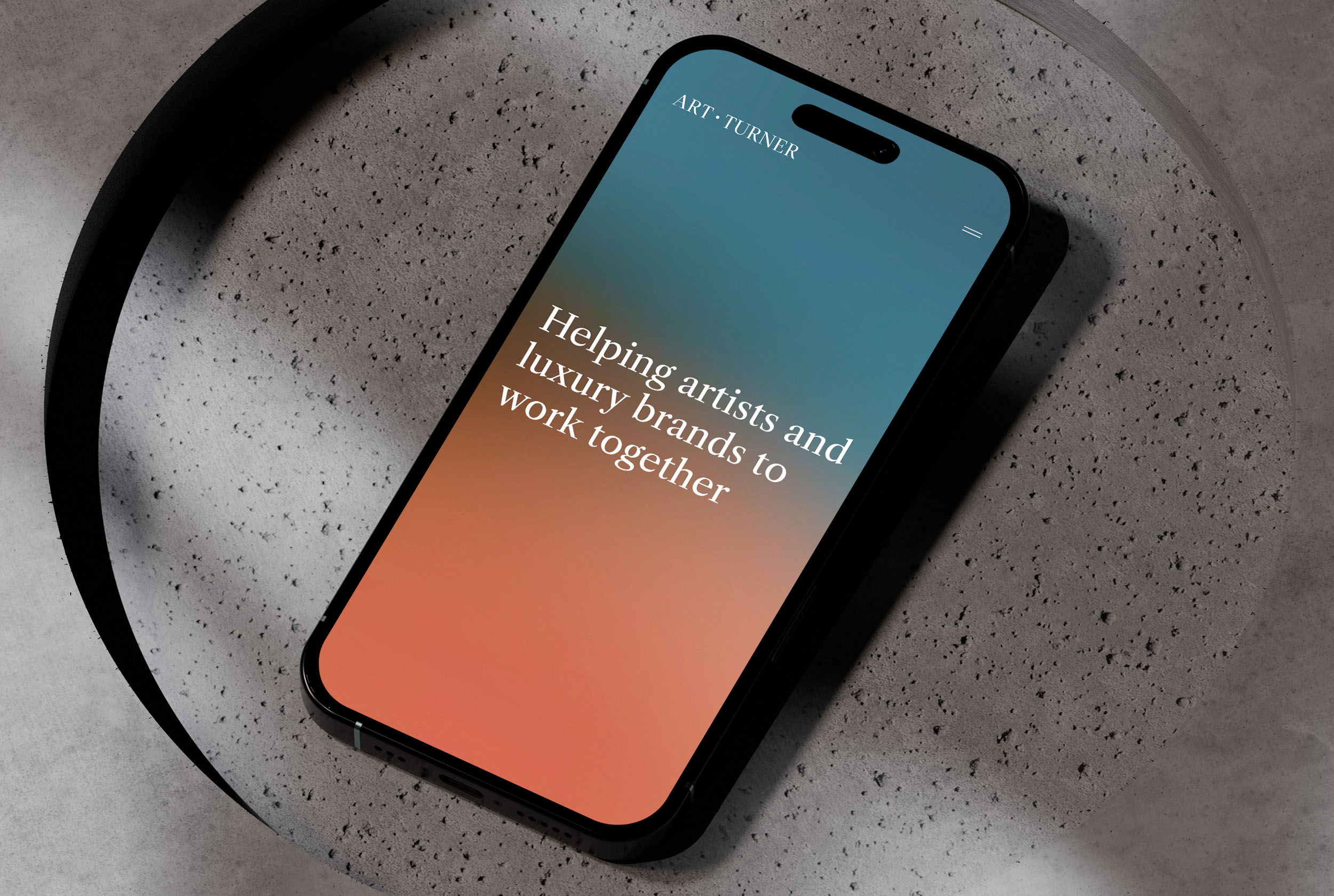 Web design for Art Turner