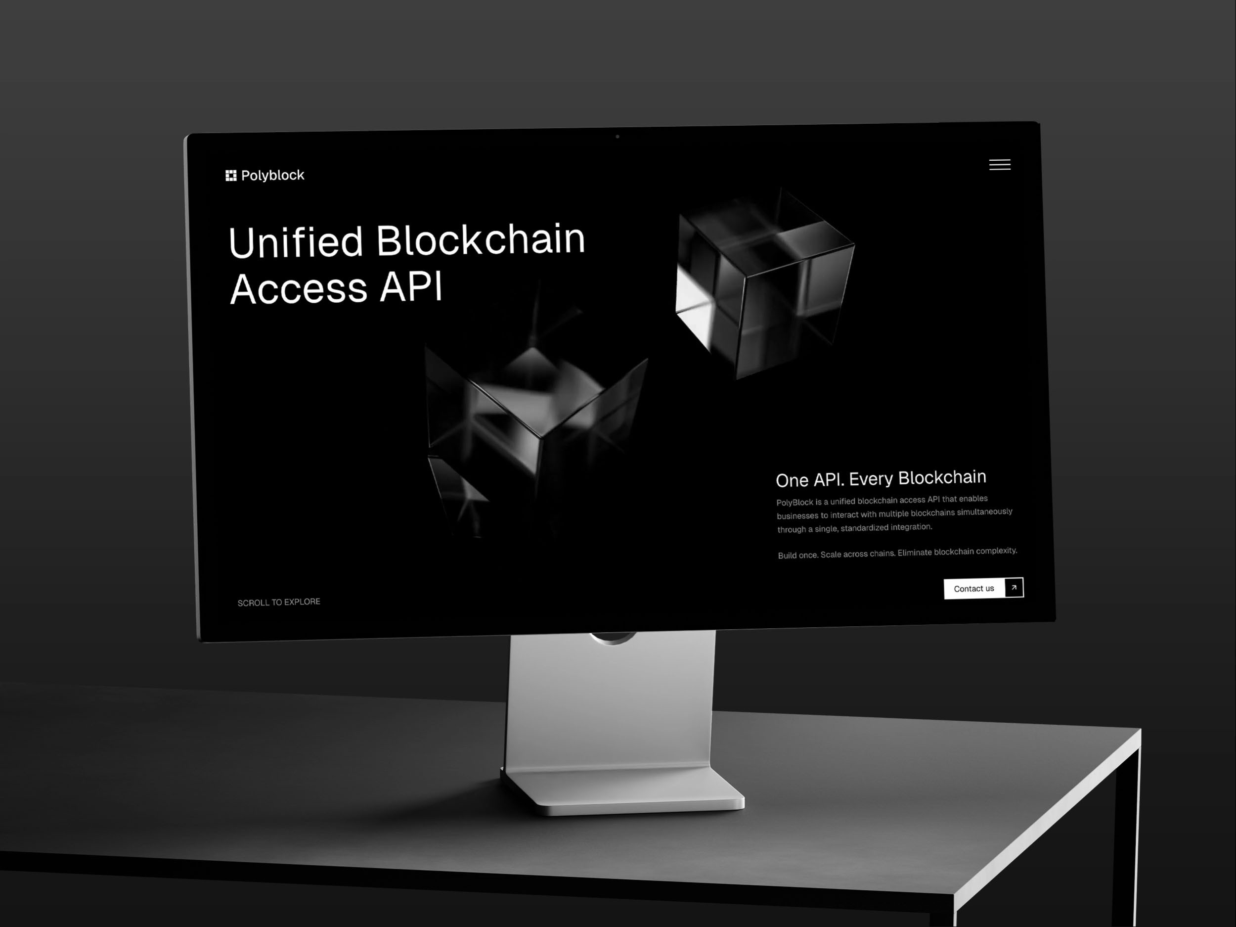 Web design for PolyBlock